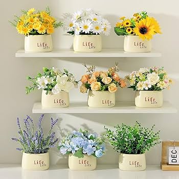Amazon｜siawadeky 造花 インテリア ひまわり 花束 観葉植物